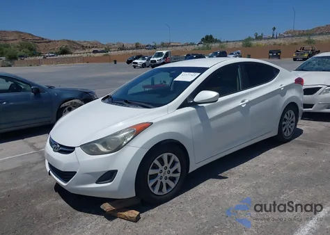 2011 Hyundai Elantra Gls from USA, damaged, VIN 5NPDH4AE1BH030738
